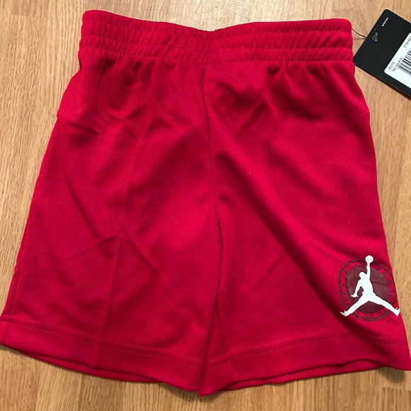 NWT Jordan Red Athletic Basketball Shorts - Picture 2 of 6